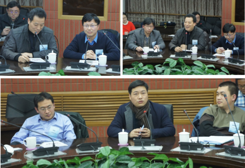 郭卫斌,彭鑫,王长波与姚斌教授发言 郭卫斌,彭鑫,王长波与姚斌教授发言